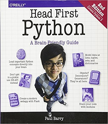 “Head-First Python”图书封面