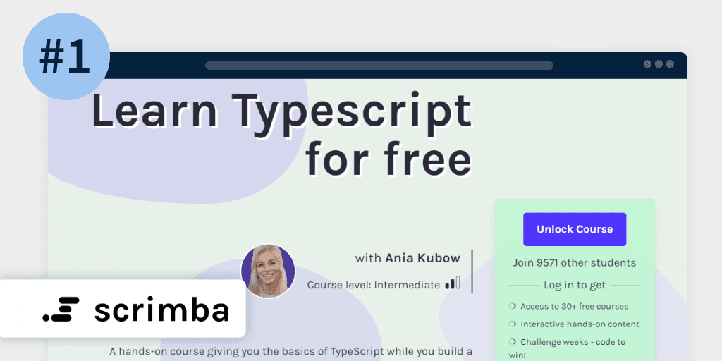 最佳 TypeScript 课程：Learn Typescript for free