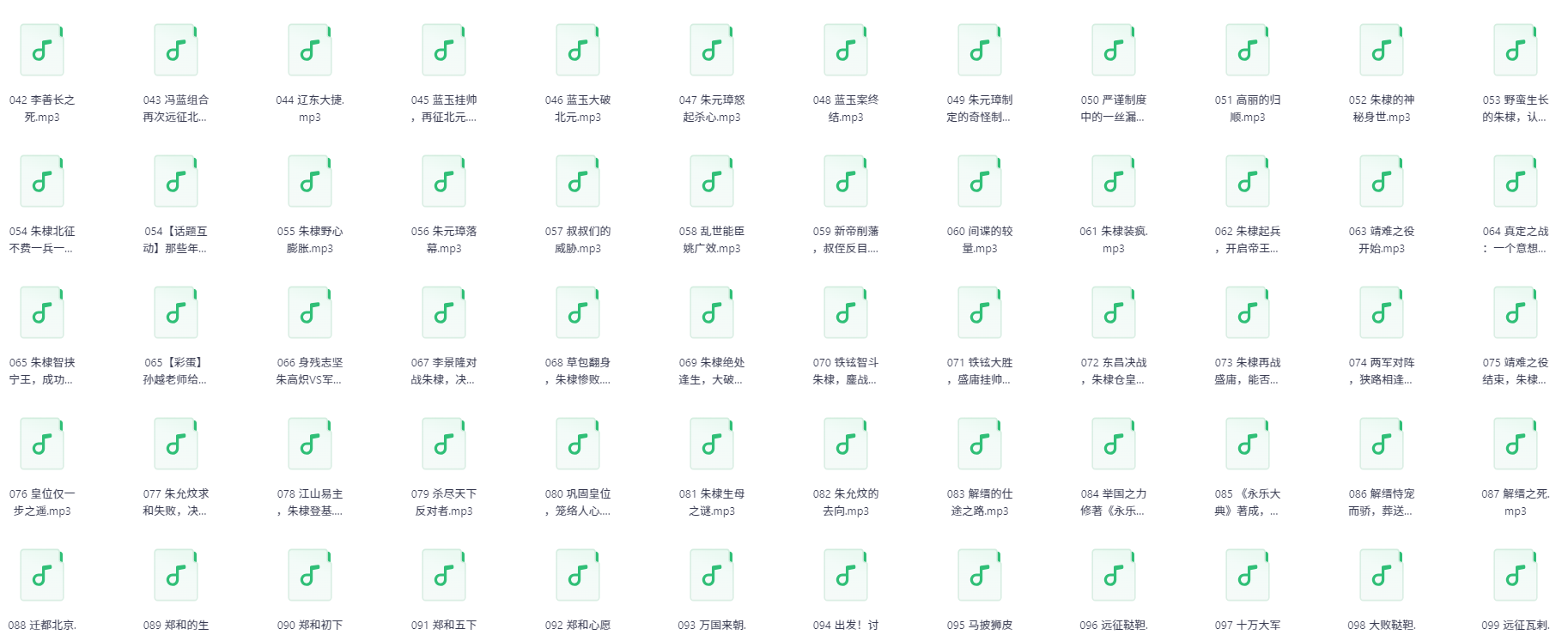 《明朝那些事儿》全集免费下载！有声书+电子书大合集，3.1GB超值珍藏版