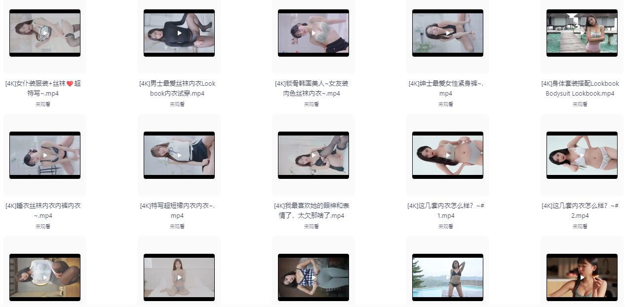 🔥4K超清韩国模特丝袜内衣换衣合集,28GB珍藏福利限时分享!