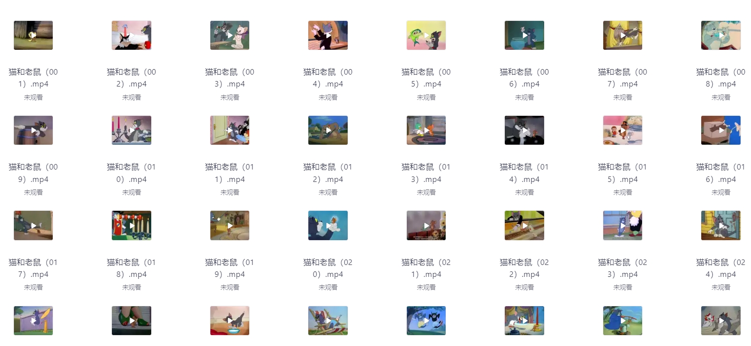 猫和老鼠全集珍藏版:14季+15部电影+方言配音!