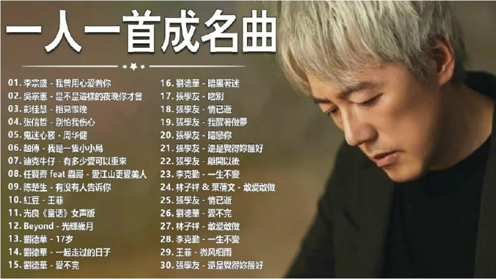 【免费领取】1737首无损WAV音乐合集,一人一首成名曲,70.9GB超全收藏!