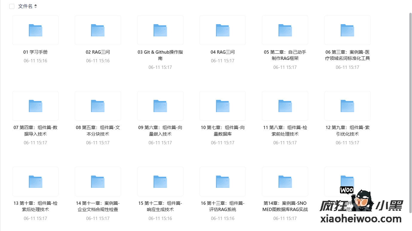 极客时间·大模型 RAG 进阶实战营:从零搭建企业级检索增强生成系统
