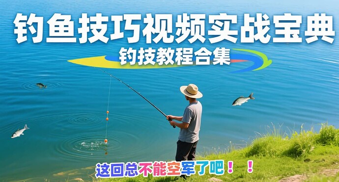 【钓鱼佬集合】实战技巧视频全套大公开,零基础也能秒变钓鱼高手!
