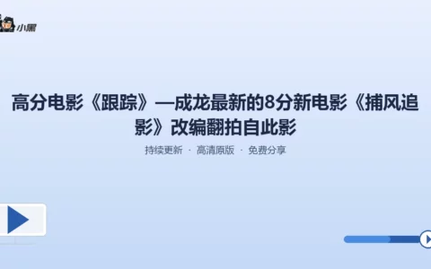 《跟踪》BD1080P高清资源免费分享——成龙全新8分力作《捕风追影》