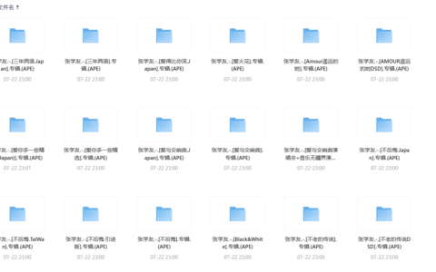 【歌神珍藏】张学友128张无损专辑合集，45G发烧级音质免费分享！