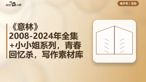 《意林》2008-2024年全集+小小姐系列，青春回忆杀，写作素材库