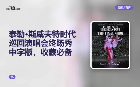 泰勒·斯威夫特时代巡回演唱会终场秀4K中字版，高清收藏必备