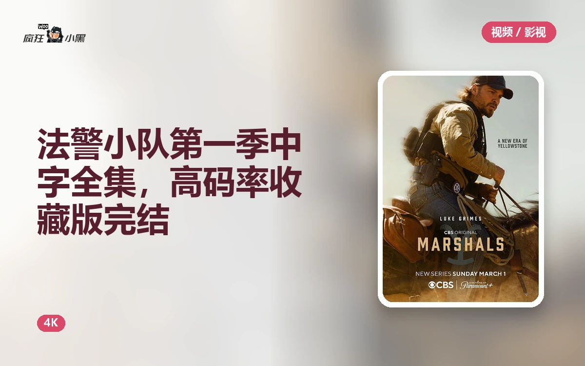法警小队第一季4K中字全集,高码率收藏版完结分享