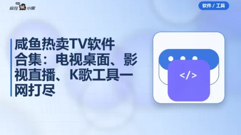 咸鱼热卖TV软件合集：电视桌面、影视直播、K歌工具一网打尽
