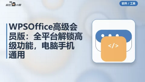 WPS Office高级会员版：全平台解锁高级功能，电脑手机通用